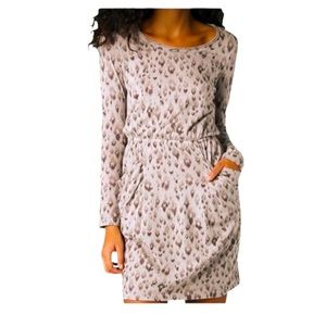 Rebecca Taylor Leopard Pullover Jersey Dress